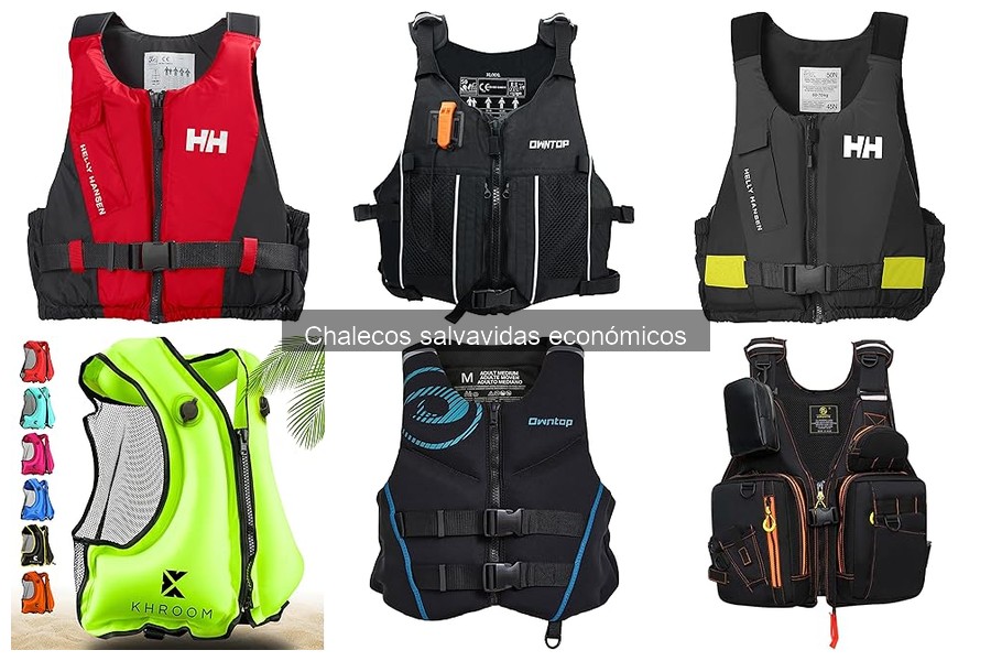 Ofertas en chalecos salvavidas económicos para navegar