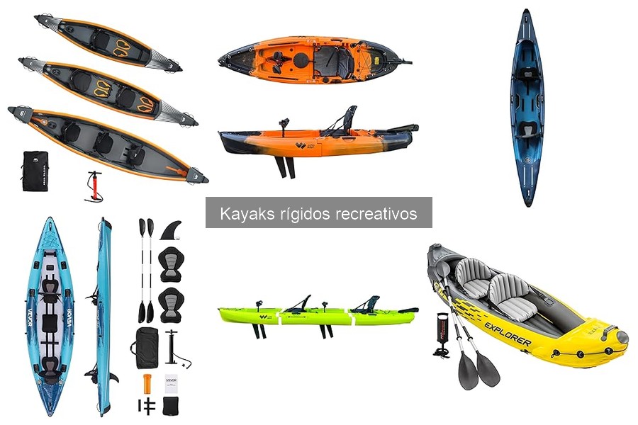 Ofertas y promociones en kayaks rígidos recreativos