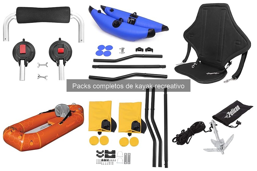 Ofertas y promociones en packs de kayak recreativo