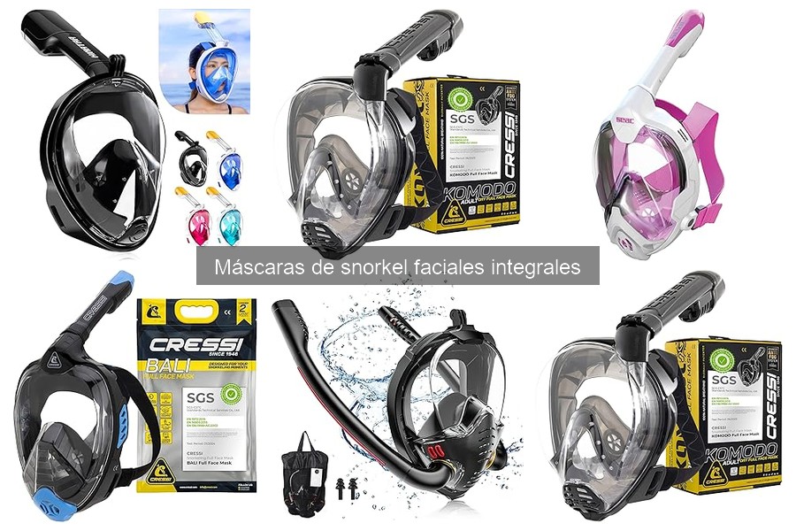 Opiniones de Máscaras de Snorkel Faciales Integrales