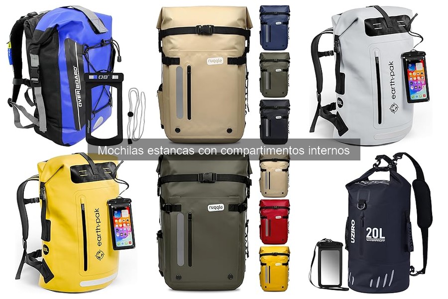 Opiniones de mochilas estancas con compartimentos internos