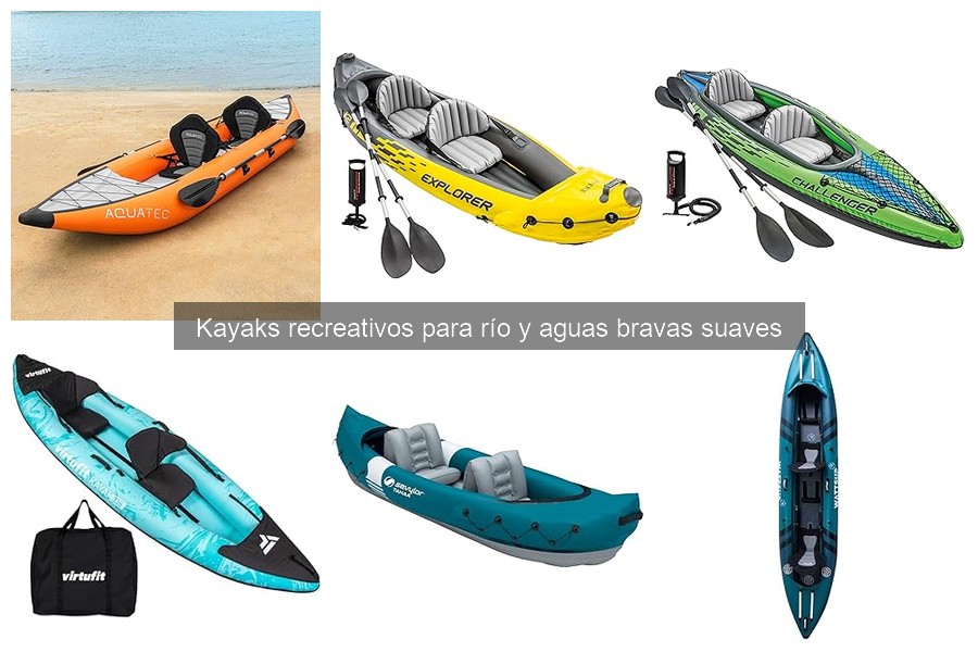 Opiniones de usuarios sobre kayaks recreativos para río