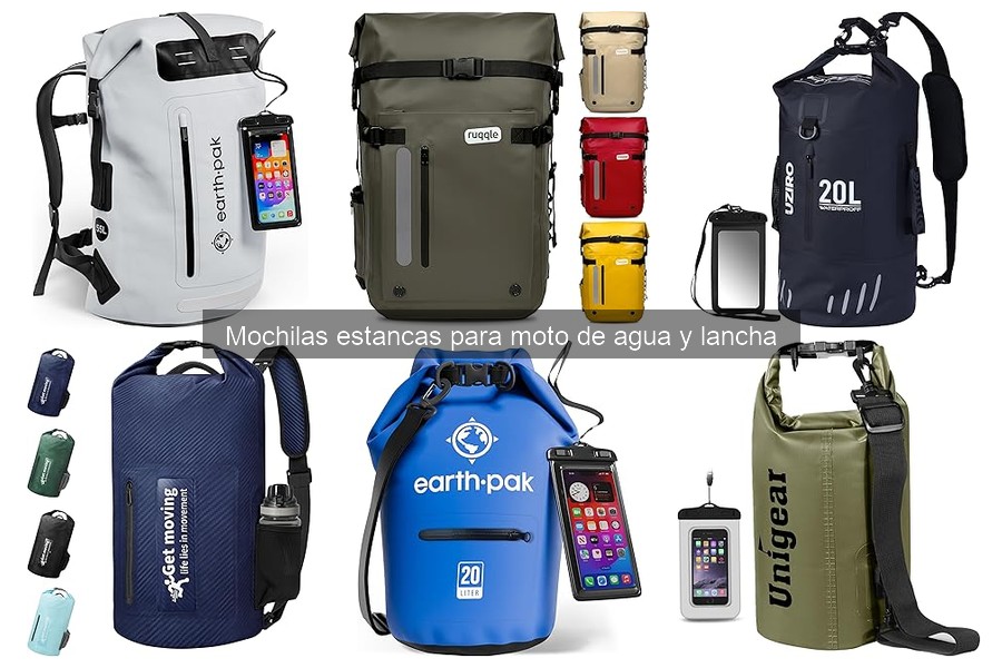 Opiniones sobre mochilas estancas para moto de agua