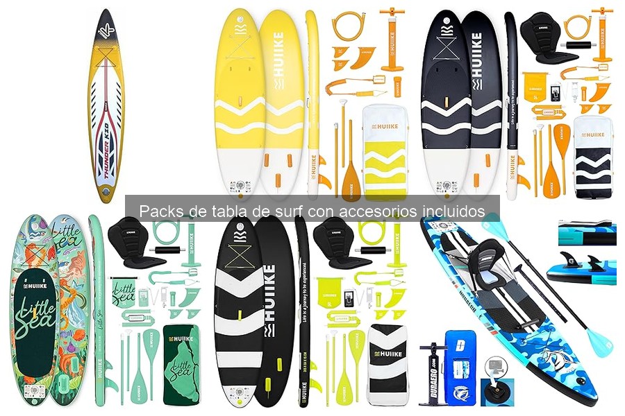 Opiniones sobre Packs de Tabla de Surf y Accesorios