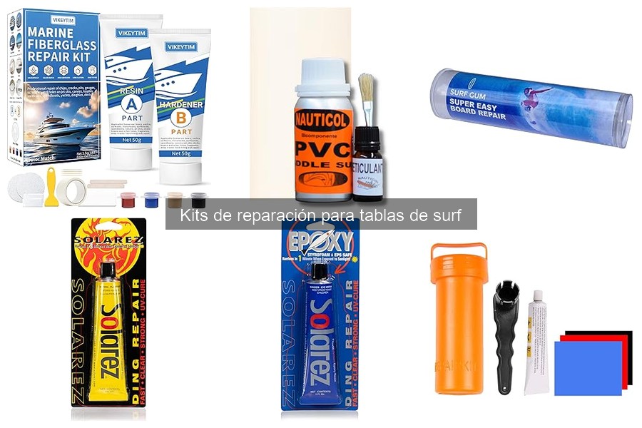 Precio promedio de kits de reparación para tablas de surf