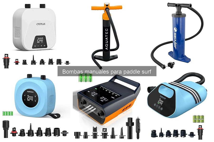 Precios de bombas manuales para paddle surf: comparación y análisis