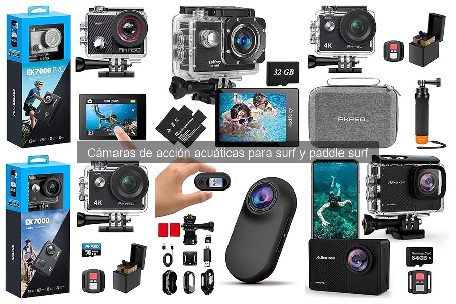Precios de cámaras de acción acuáticas para surf y paddle surf