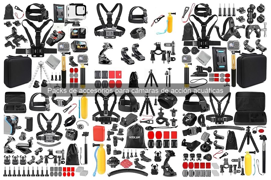 Precios de Packs de Accesorios para Cámaras de Acción