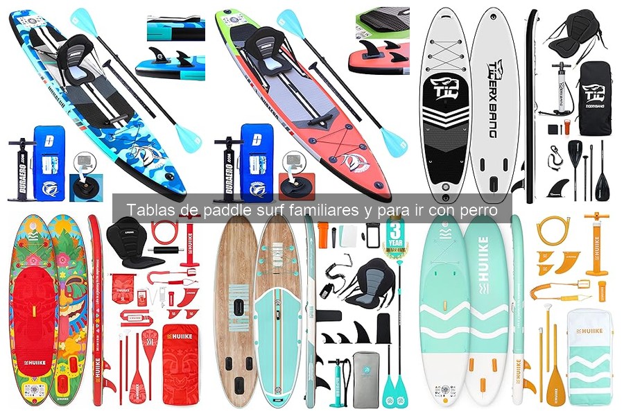 Precios de tablas de paddle surf familiares en 2023