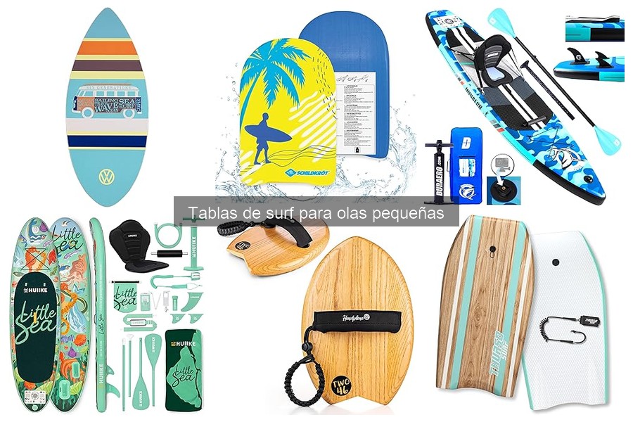 Precios promedio de tablas de surf para olas pequeñas