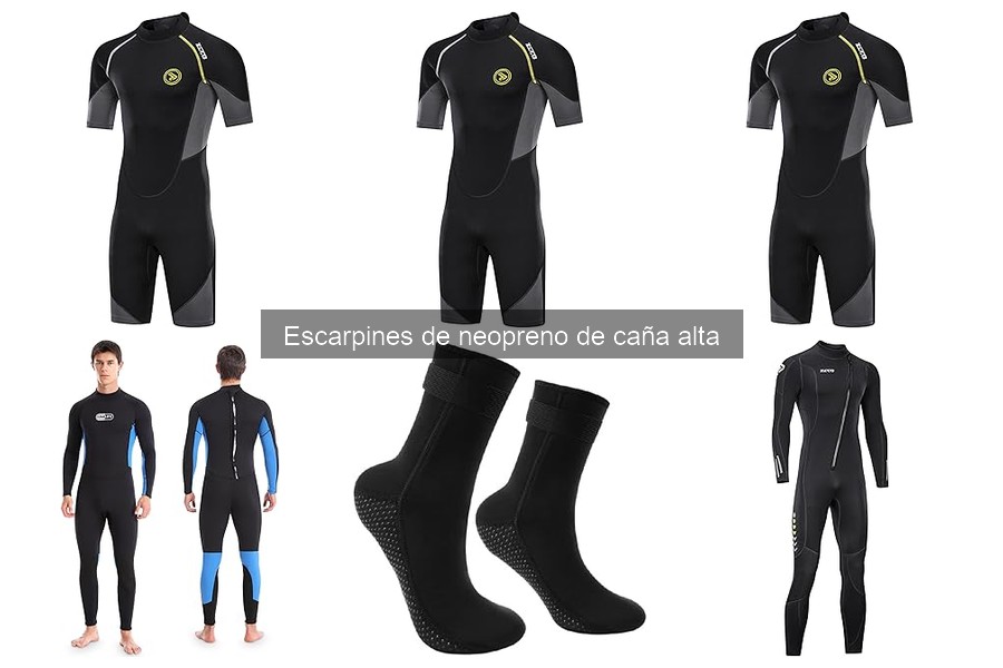 Precios y Dónde Comprar Escarpines de Neopreno de Caña Alta