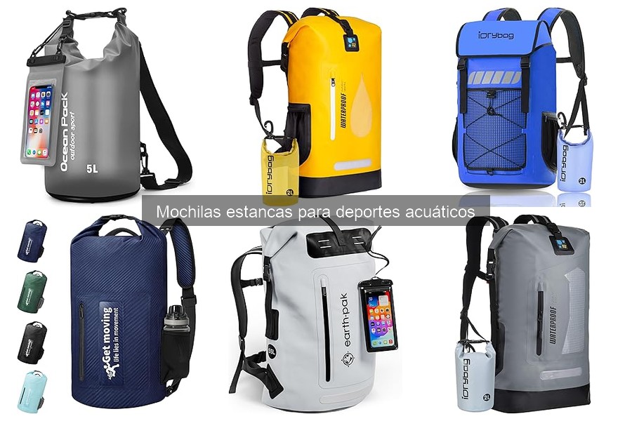 Precios y dónde comprar mochilas estancas para deportes acuáticos