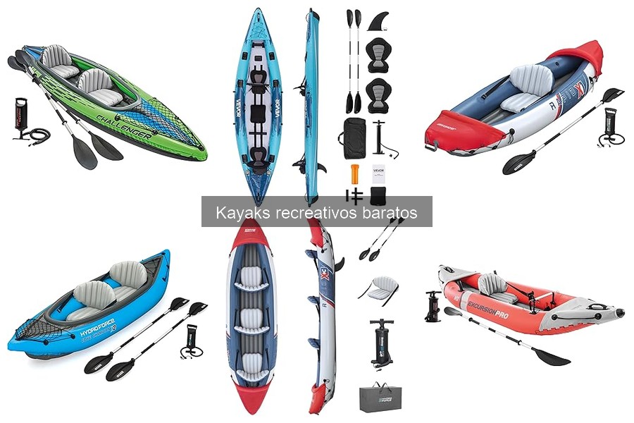 Problemas comunes al usar kayaks recreativos y soluciones