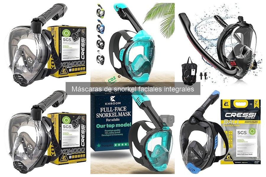 Problemas comunes al usar máscaras de snorkel faciales