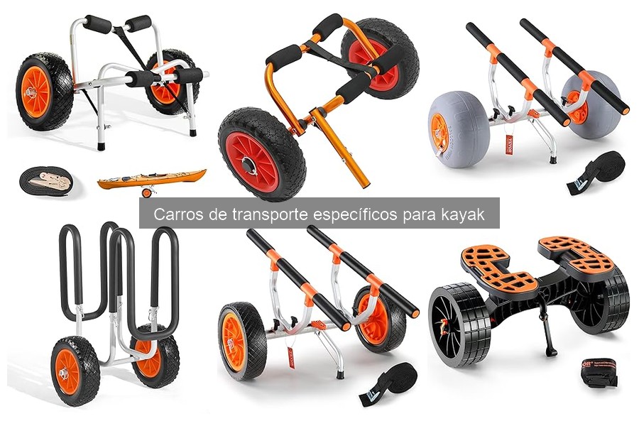Problemas comunes con carros de transporte para kayak