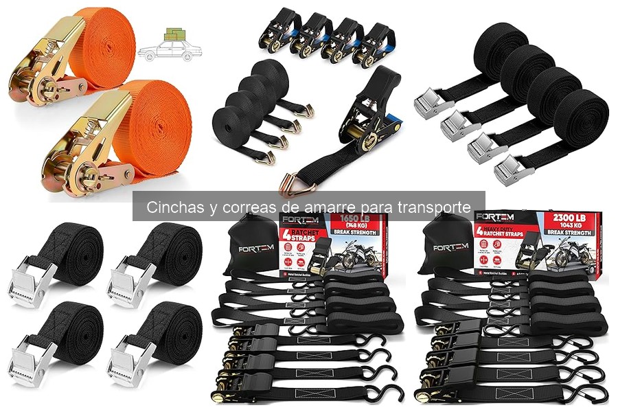 Problemas comunes con cinchas y correas de amarre
