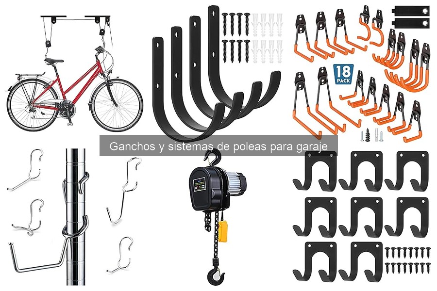 Problemas comunes con ganchos y poleas en garajes