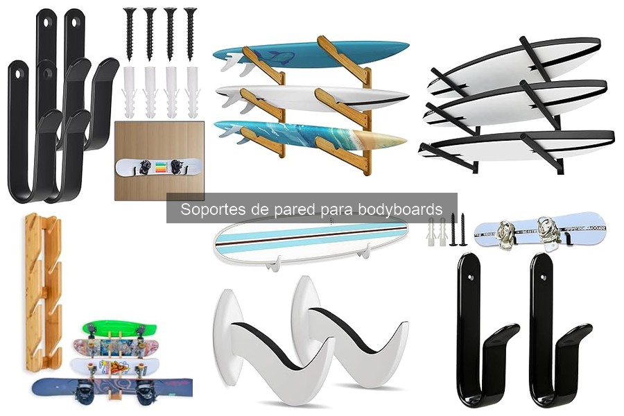 Problemas comunes con soportes de pared para bodyboards
