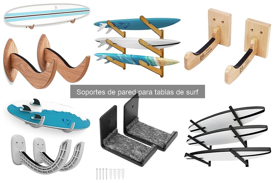 Problemas comunes con soportes de pared para tablas de surf