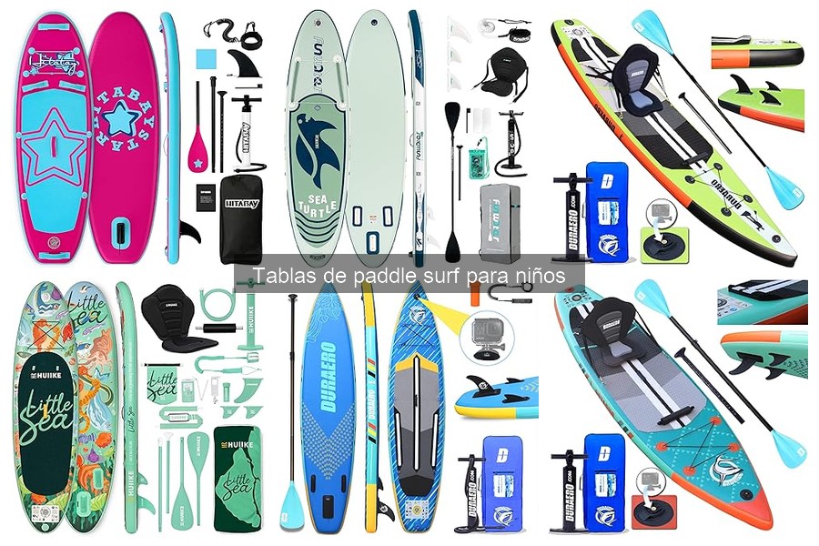 Problemas comunes con tablas de paddle surf para niños