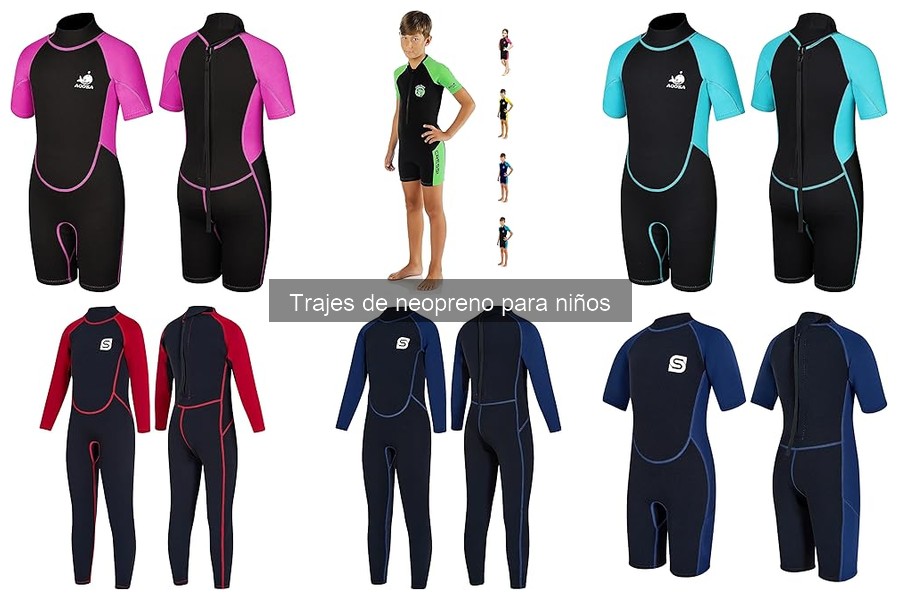 Problemas comunes con trajes de neopreno para niños