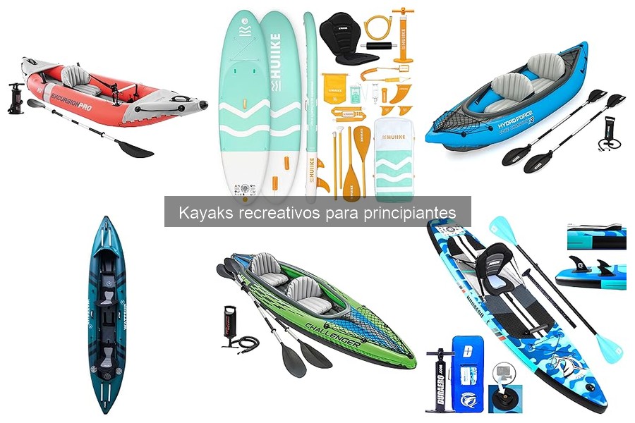 Problemas comunes en kayaks recreativos para principiantes