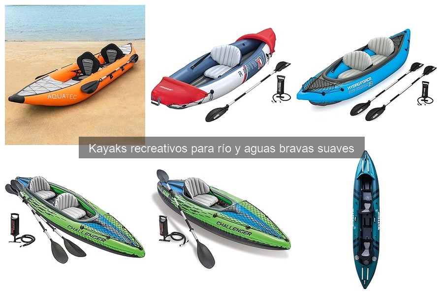 ¿Qué es un kayak recreativo? Características y tipos