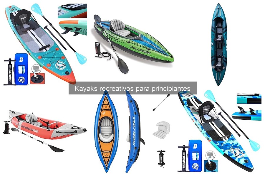 ¿Qué es un kayak recreativo? Características y usos