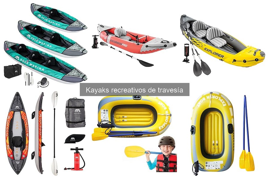 ¿Qué es un kayak recreativo de travesía? Descubre sus características