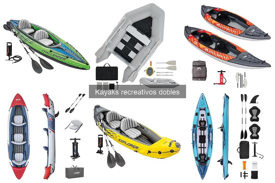 ¿Qué es un kayak recreativo doble? Características y usos