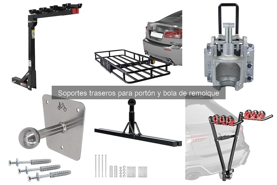 ¿Qué es un soporte trasero para portón y bola de remolque?