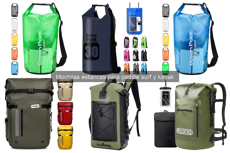 ¿Qué es una mochila estanca para paddle surf y kayak?