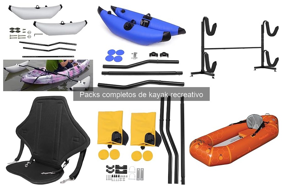 ¿Qué incluye un pack completo de kayak recreativo?
