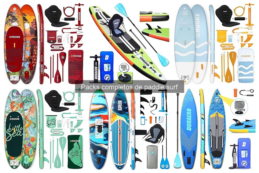 ¿Qué incluye un pack completo de paddle surf?