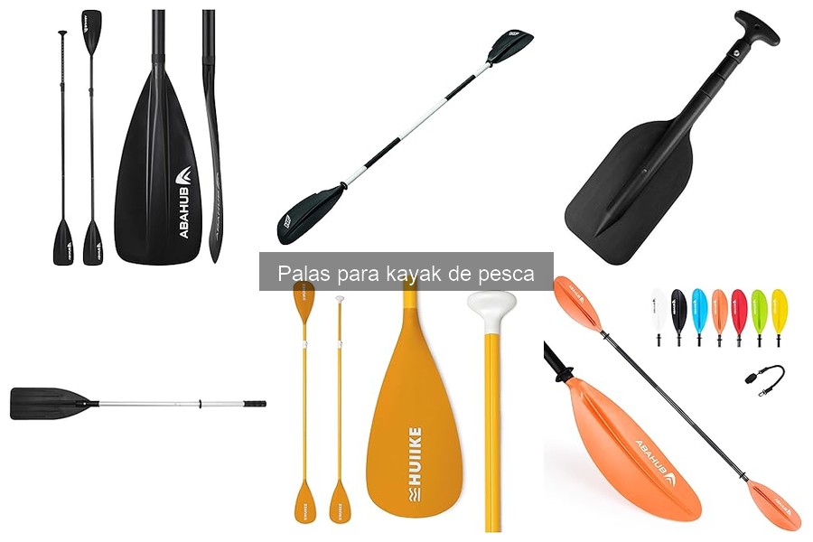 ¿Qué longitud de pala es ideal para kayak de pesca?