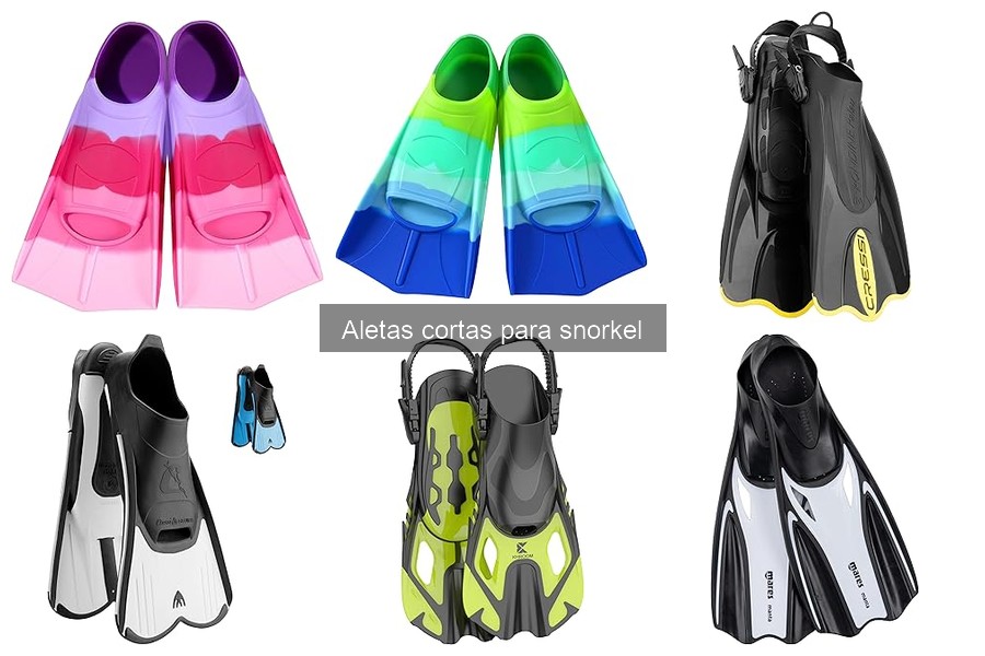 ¿Qué son las aletas cortas para snorkel? Guía completa