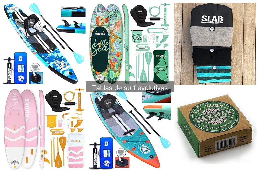 Qué son las tablas de surf evolutivas: guía completa