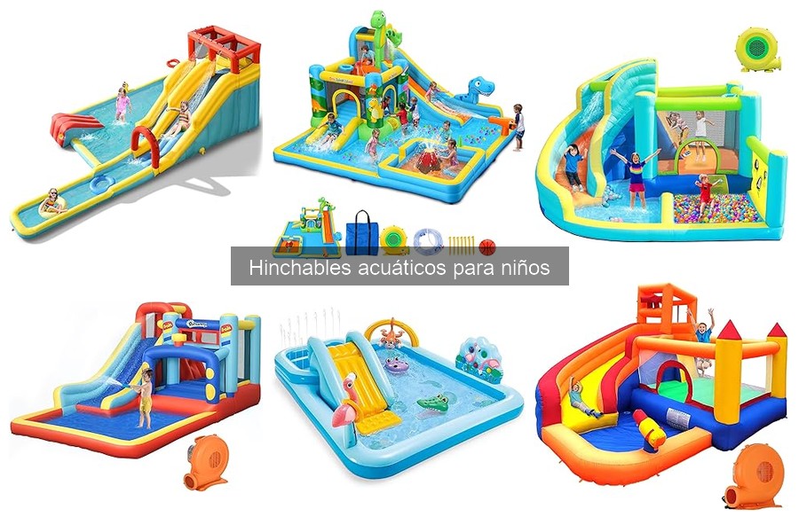 ¿Qué son los hinchables acuáticos para niños?
