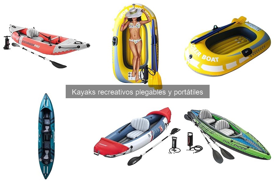 ¿Qué son los kayaks recreativos plegables? Características y beneficios