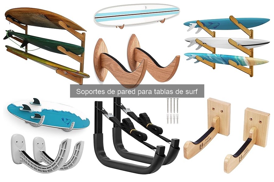 Qué son los soportes de pared para tablas de surf
