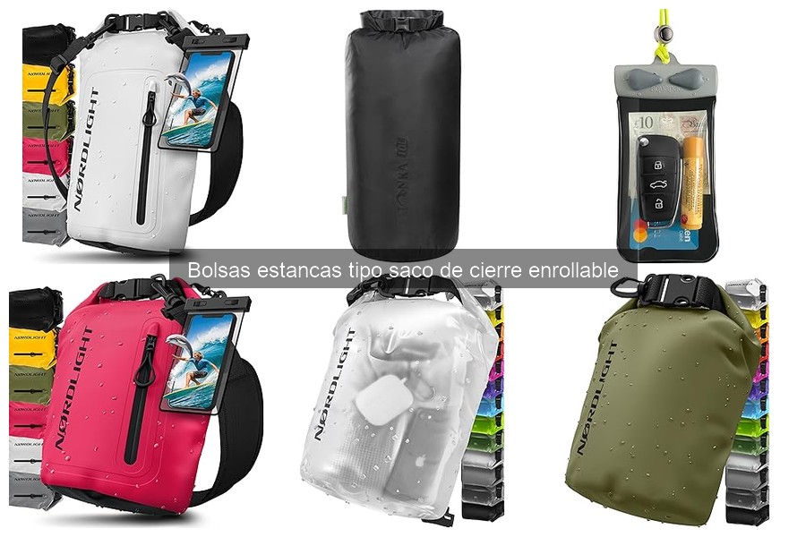 ¿Qué tamaño de bolsa estanca necesito para mis deportes acuáticos?