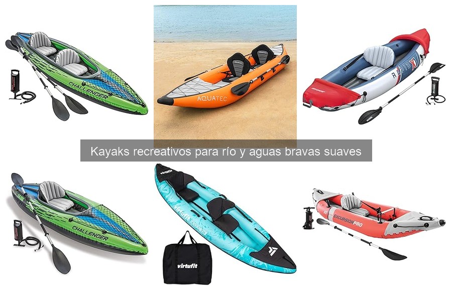 ¿Qué tamaño de kayak recreativo es adecuado para mí?