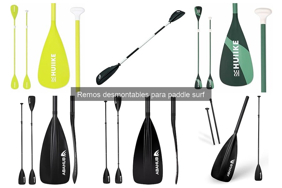 Remos desmontables para paddle surf: precios y ofertas actuales
