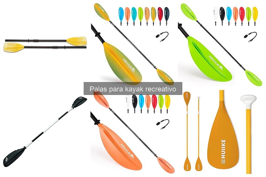 Reseñas de palas para kayak recreativo: las mejores marcas