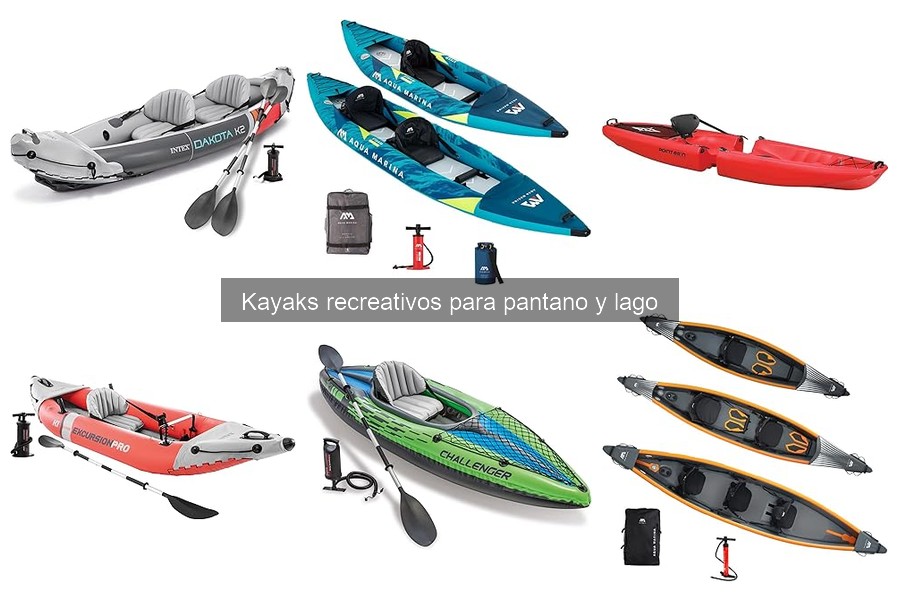 Rutas recomendadas para kayak en pantano y lago