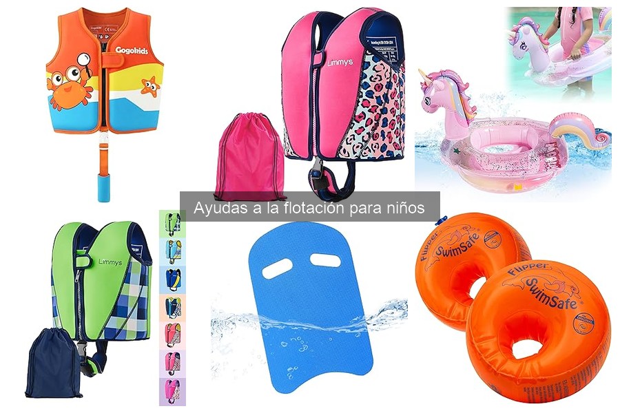 Seguridad de las ayudas a la flotación para niños