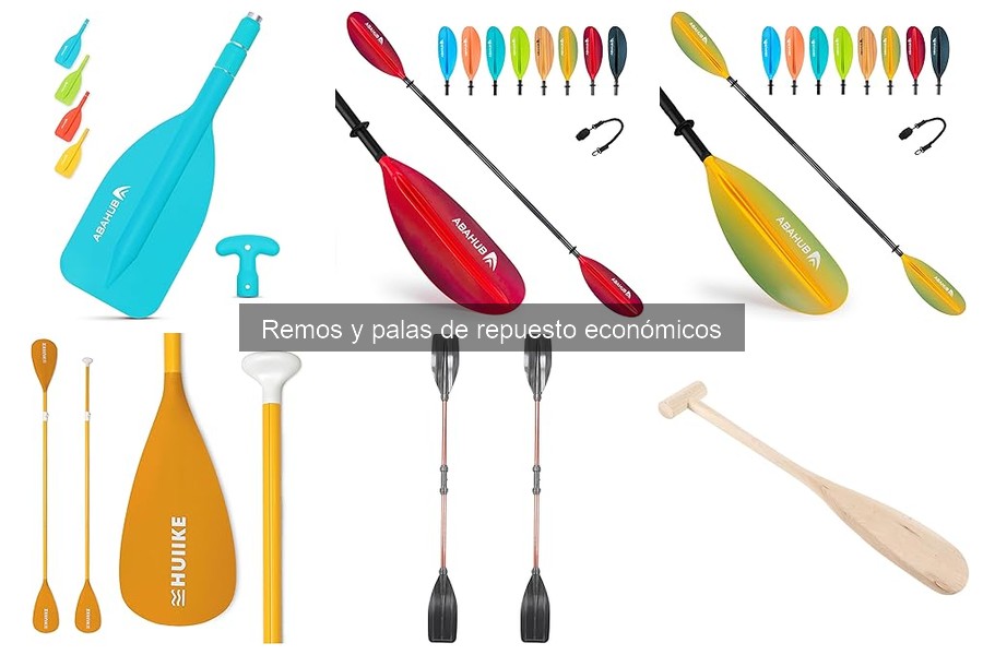 ¿Son fiables los remos y palas de repuesto económicos?