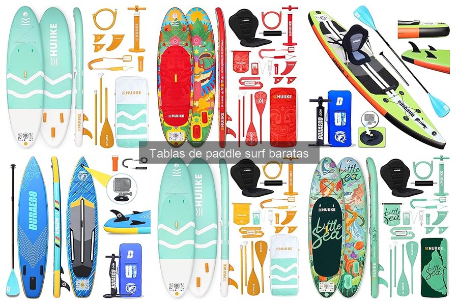 Tablas de paddle surf baratas: guía y características clave
