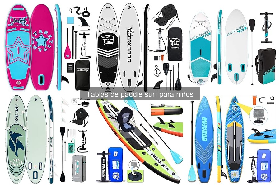 Tablas de paddle surf para niños: características y tips