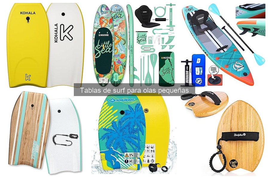 Tablas de surf para olas pequeñas: características y beneficios